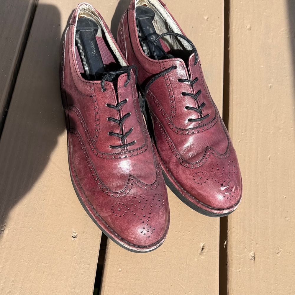 Vintage (1988) Rockport Dressport Leather Dress Shoes. Cordovan, size 9